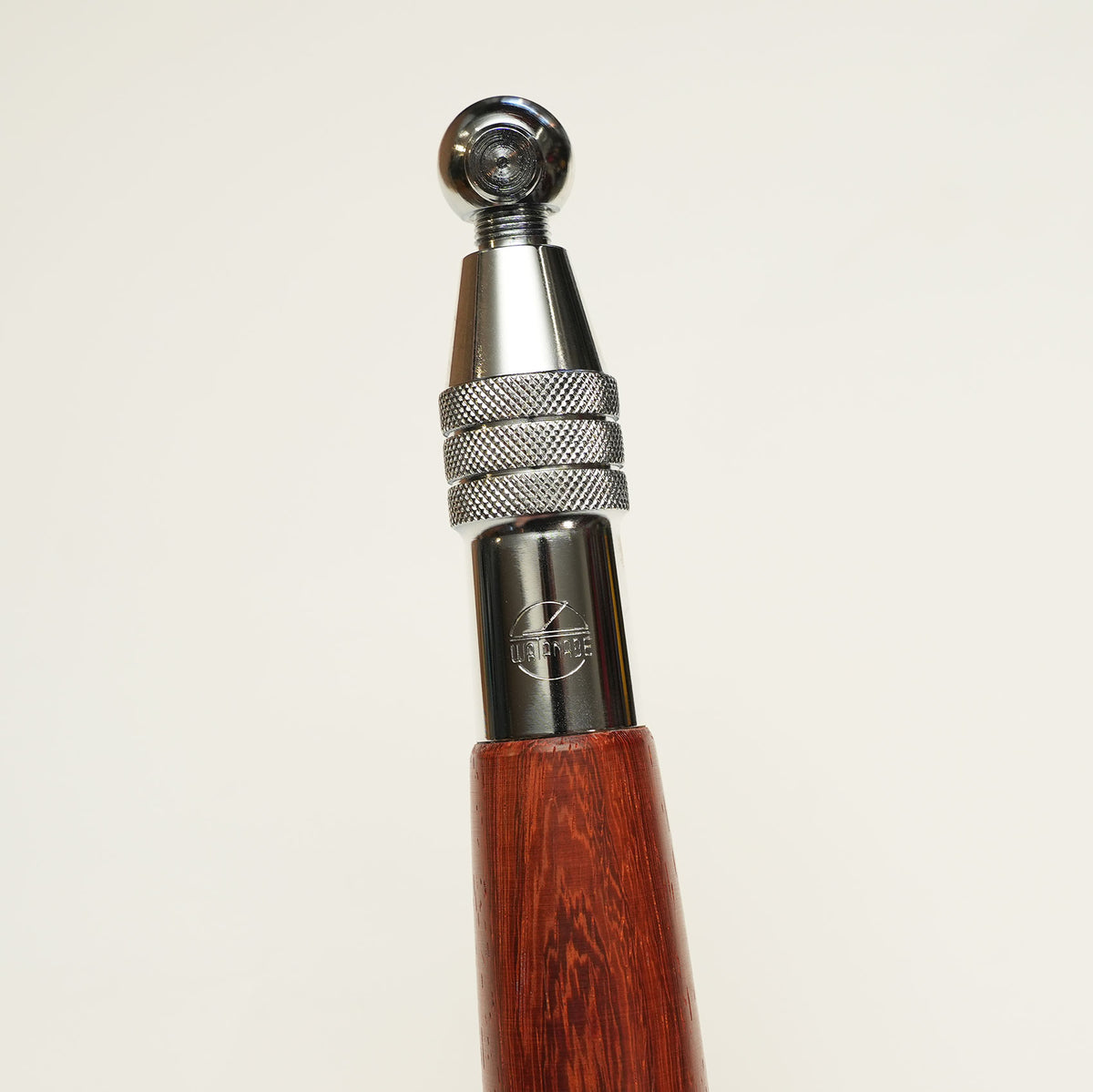 Watanabe logo on back of piano tuning hammer