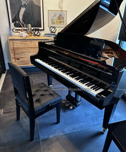 adjustable piano chair high gloss black