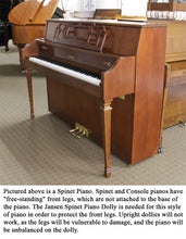 Load image into Gallery viewer, spinet piano dolly guide