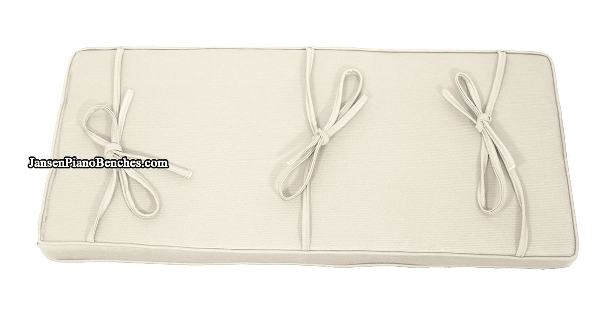 Piano Bench Cushion 30" x 14" with 2" Thick Foam Pearl Jansen Piano