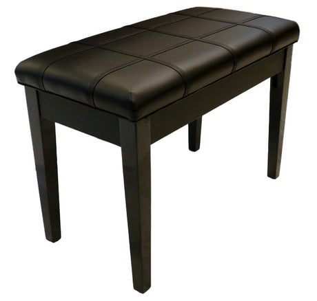 Duet Piano Bench Polish Black Padded
