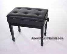 Load image into Gallery viewer, Jansen Imported Black Artist Bench J850