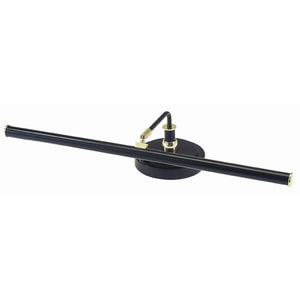 black led grand piano lamp with brass accents PLED101-617