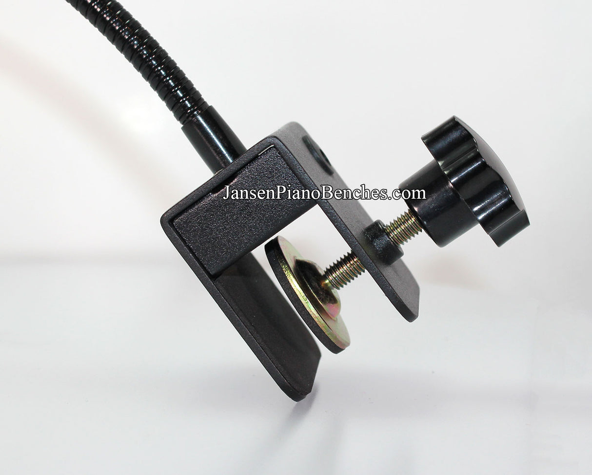 piano lamp clips onto music desk