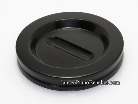 Jansen piano caster cup black ebony