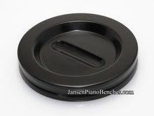 Load image into Gallery viewer, Jansen piano caster cup black ebony 