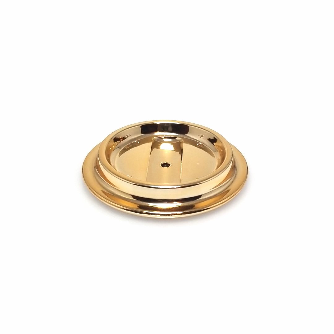 Brass Lucite Piano Caster Cup