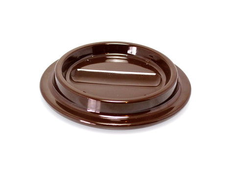 Brown Lucite Piano Caster Cups 4-1/2