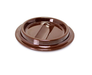 Brown Lucite Piano Caster Cups 4-1/2"