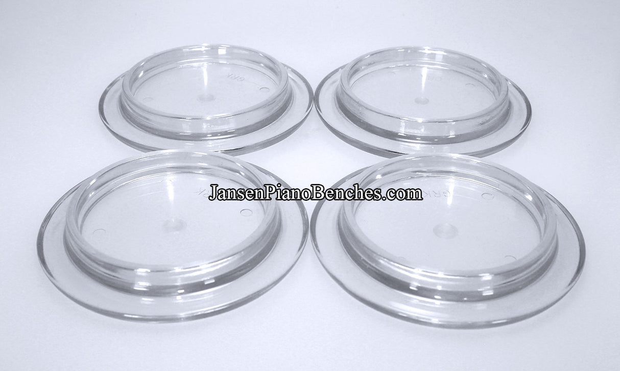 upright piano pads clear lucite
