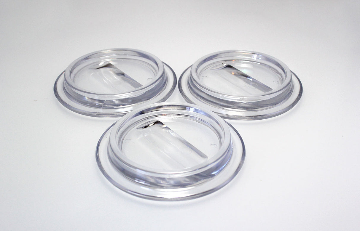Clear Lucite Piano Caster Cups 4-1/2"