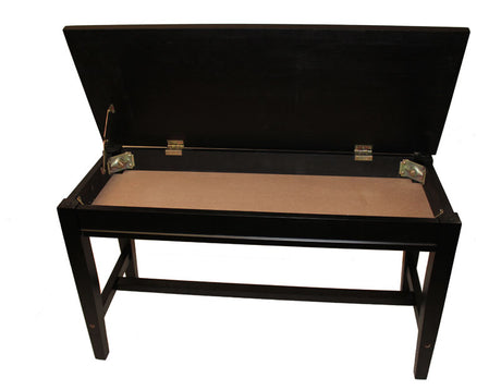 school piano bench with music storage