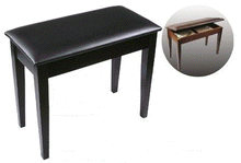 Load image into Gallery viewer, Jansen Digital Piano Bench with Music Storage Compartment - Open Box
