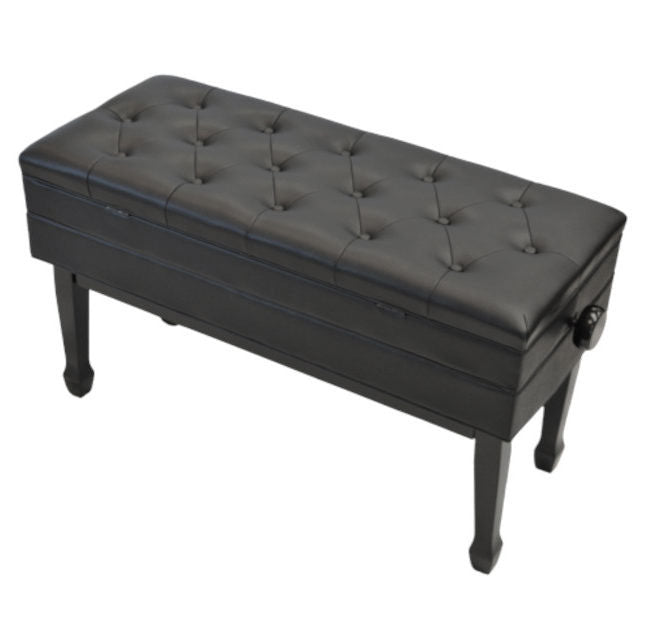 Deluxe Adjustable Piano Bench With Music Storage Compartment – Jansen