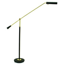 Load image into Gallery viewer, piano floor lamp brass and black house of troy