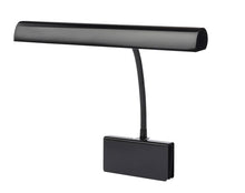 Load image into Gallery viewer, black led piano lamp with gooseneck GPLED14-7D