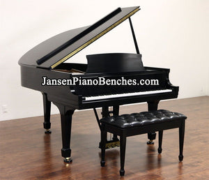 Jansen Grand Piano Upholstered Bench