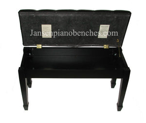 jansen piano bench music storage compartment