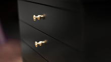 Load image into Gallery viewer, jansen sheet music cabinet black finish brass knobs
