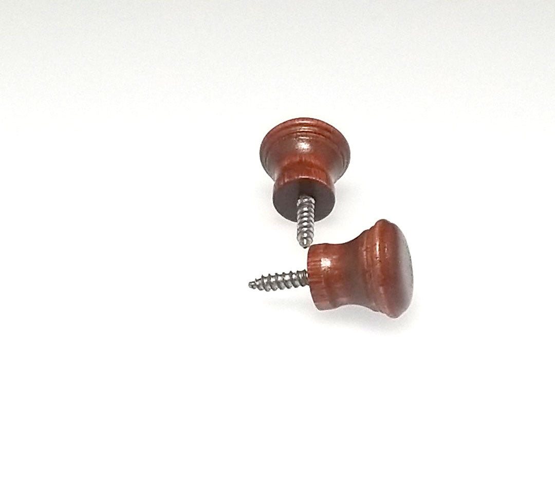 Wood Piano Desk Knobs - Fallboard Lid Knobs
