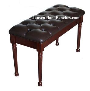 jansen grand piano bench mahogany high polish finish