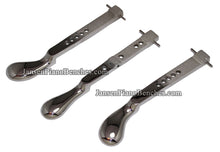 Load image into Gallery viewer, nickel upright piano pedals model 1579