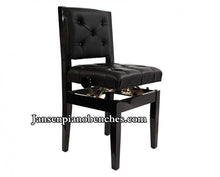 Load image into Gallery viewer, Diamond Tufted Adjustable Piano Chair - Open Box