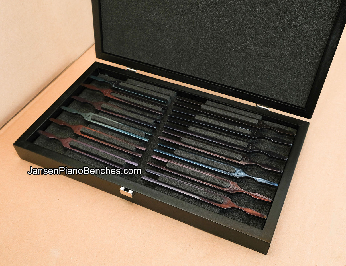 metal piano tuning forks
