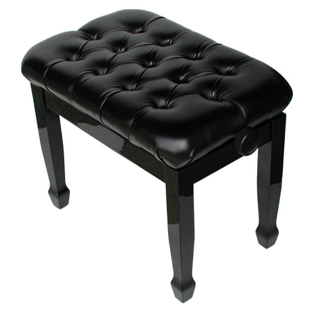 piano bench pillow top black