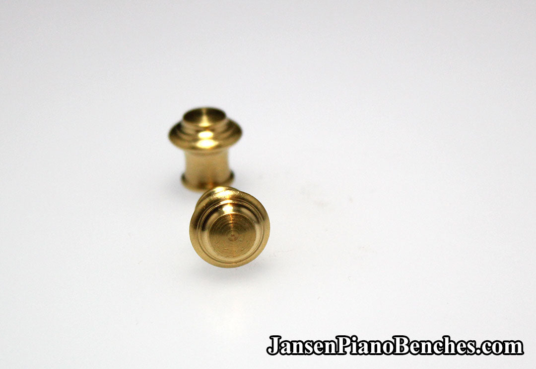 Tiered Brass Piano Desk Knob