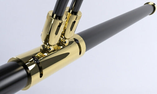 LED piano lamp with dual adjustable joints for custom lighting angles
