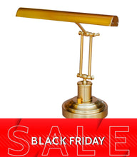 Load image into Gallery viewer, LED Piano Desk Lamp Antique Brass 14&quot; Shade Adjustable