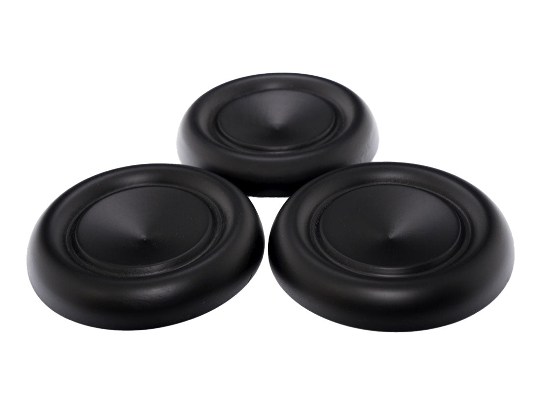wood piano caster cups with felt to protect hardwood and tile floors