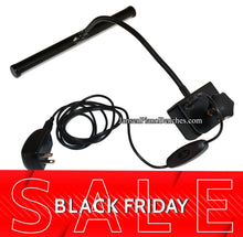 Load image into Gallery viewer, Black Piano Lamp LED Adjustable Gooseneck 12&quot; Shade