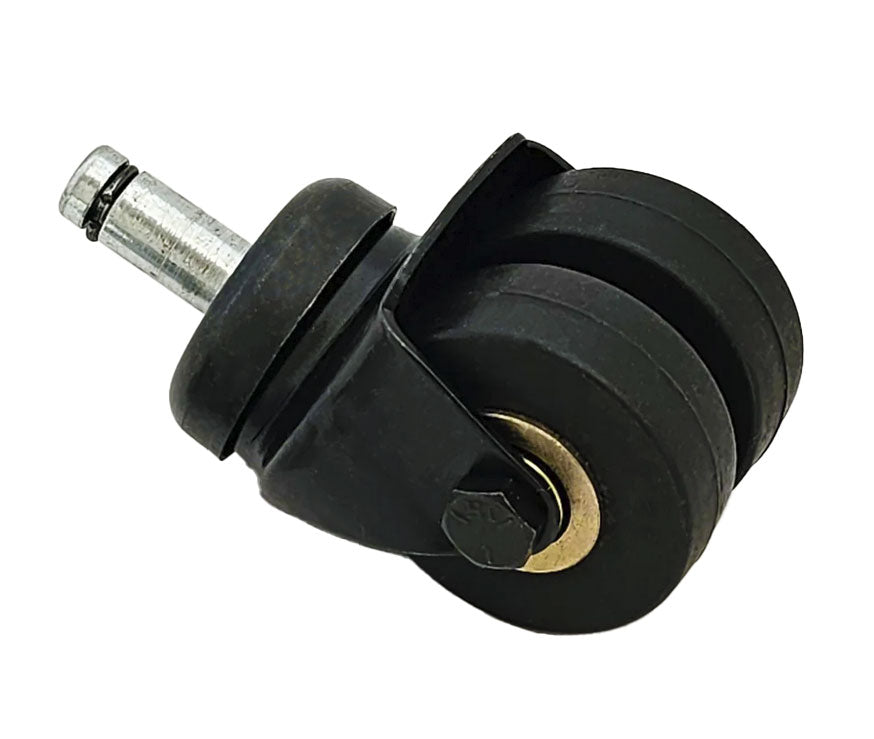 Darnell Dual Wheel Upright Piano Casters With Ball Bearings In Wheels