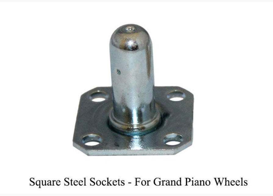 darnell grand piano casters square sockets