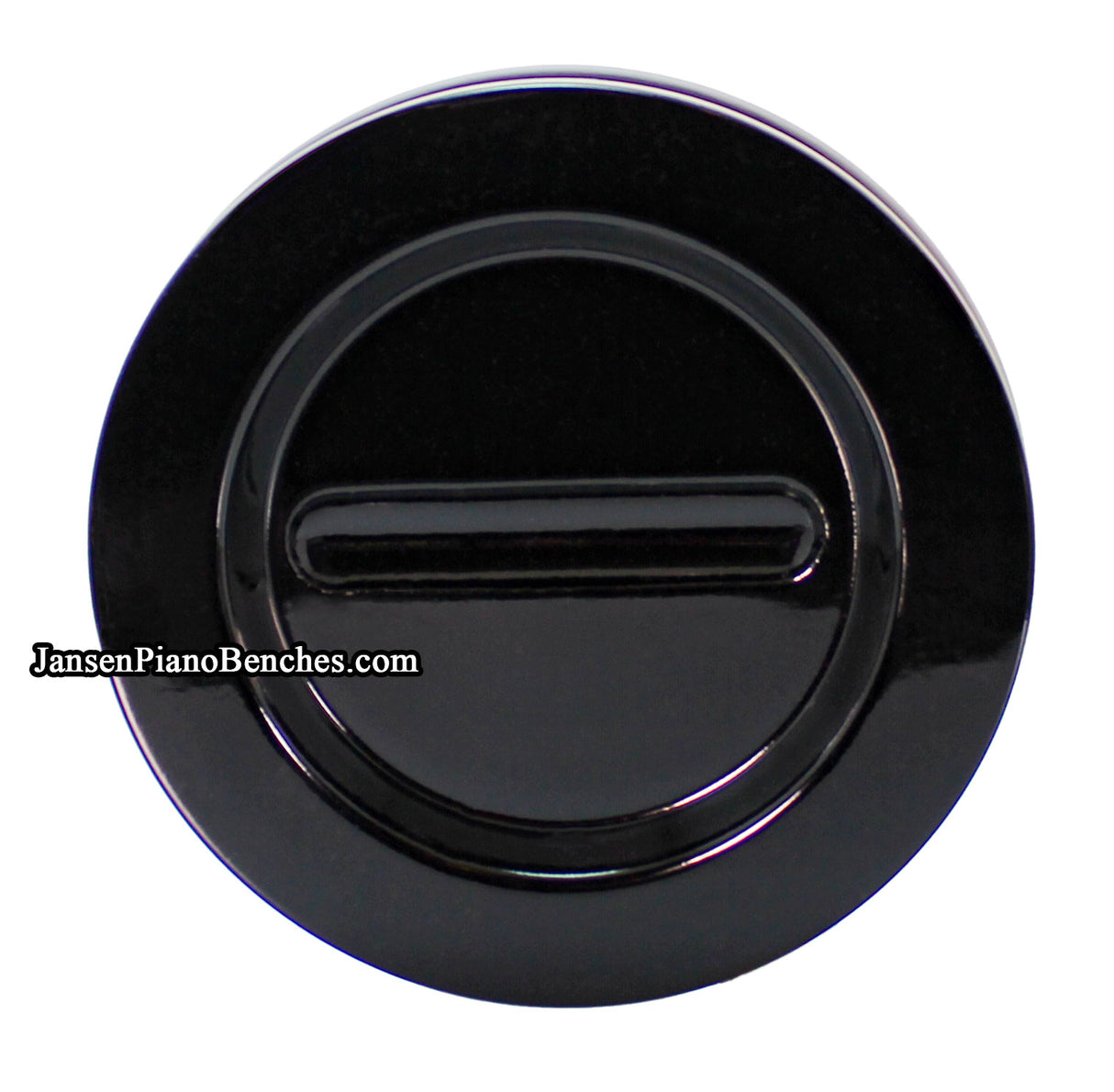 high gloss black piano caster cup Jansen