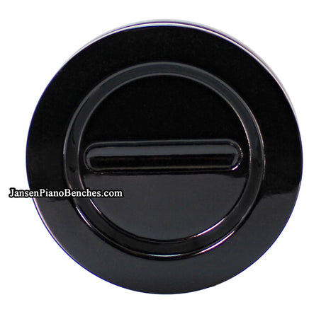 high gloss black piano caster cup Jansen