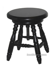 Load image into Gallery viewer, jansen swivel piano stool model j60 wood top - satin back