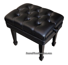 Load image into Gallery viewer, Jansen Adjustable Piano Bench Satin Black Sale