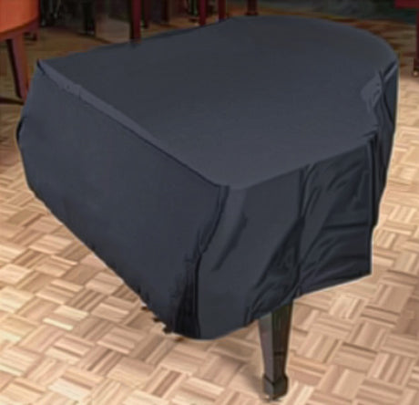 jansen black vinyl grand piano cover