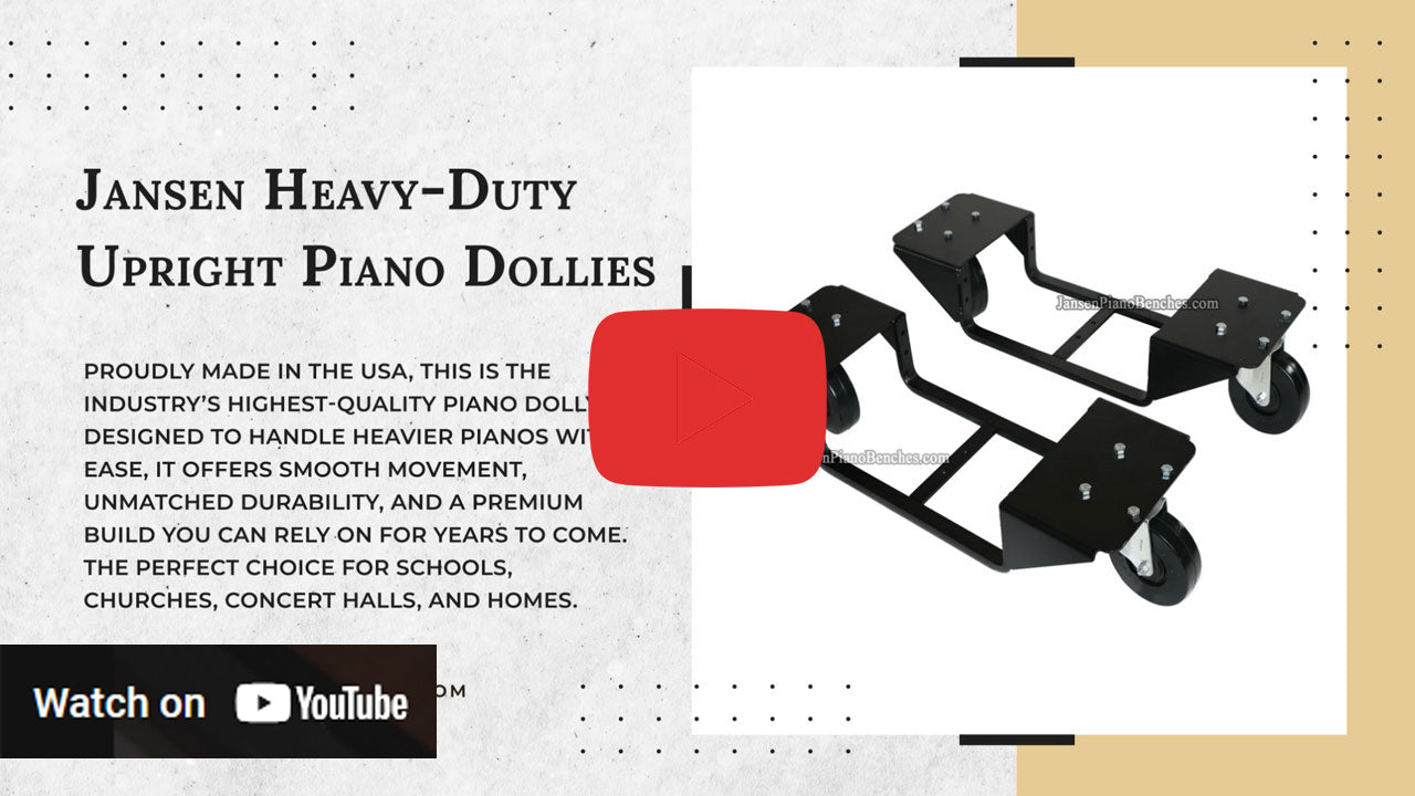 Jansen Heavy Duty Upright Piano Dollies J4010 – Jansen Piano Benches