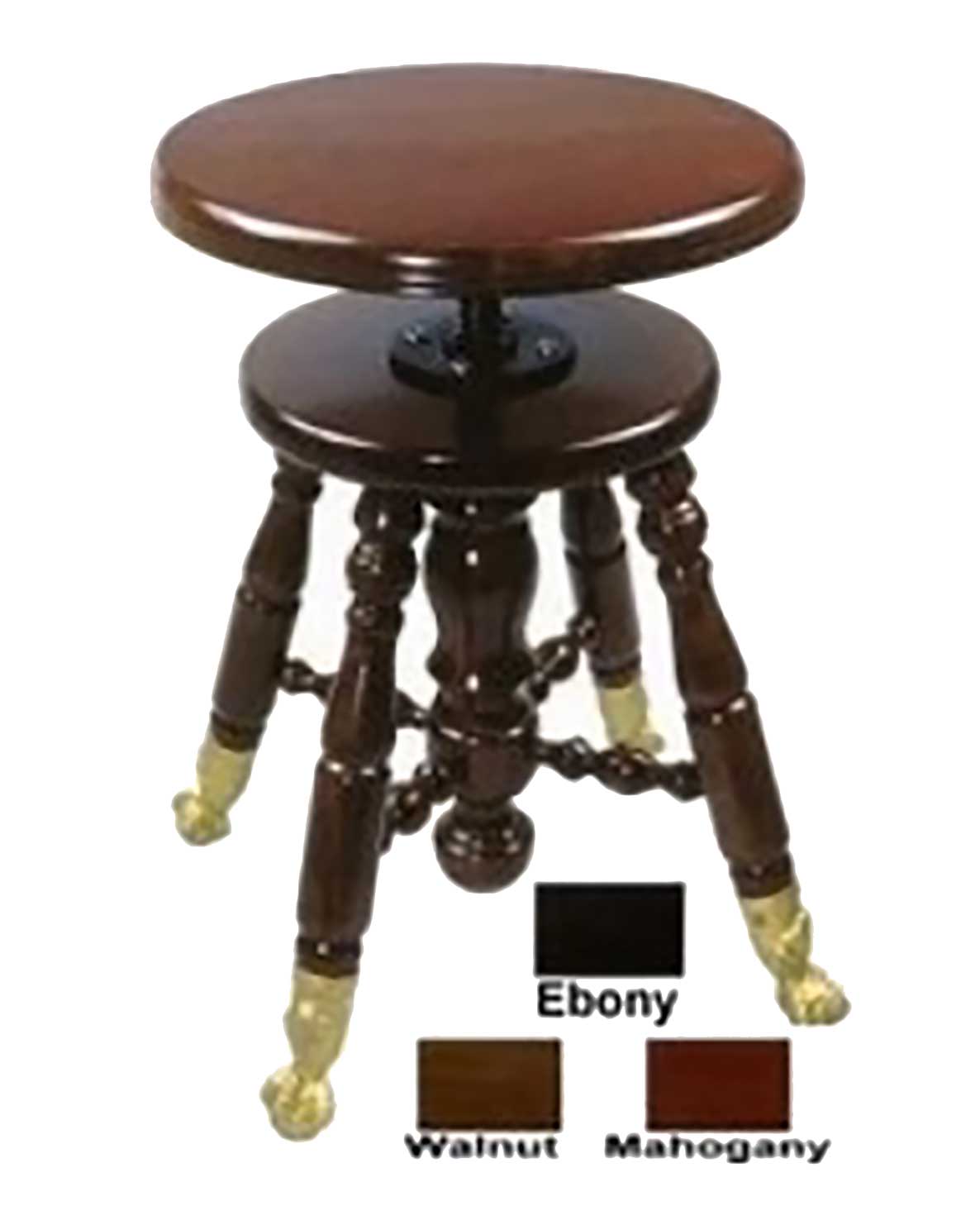 Jansen Piano Stool - Claw Foot Design - For Antique Pianos