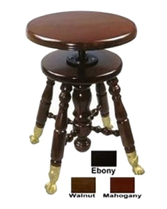Jansen Piano Stool - Claw Foot Design - For Antique Pianos