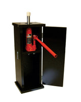 Piano Lifter with hydraulic jack in black finish.