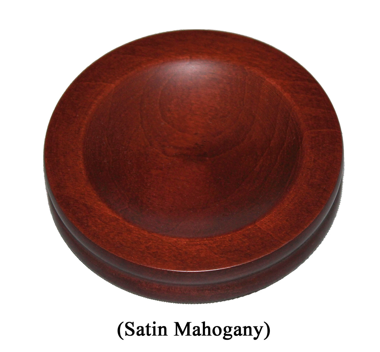 satin mahogany piano caster cup by Jansen
