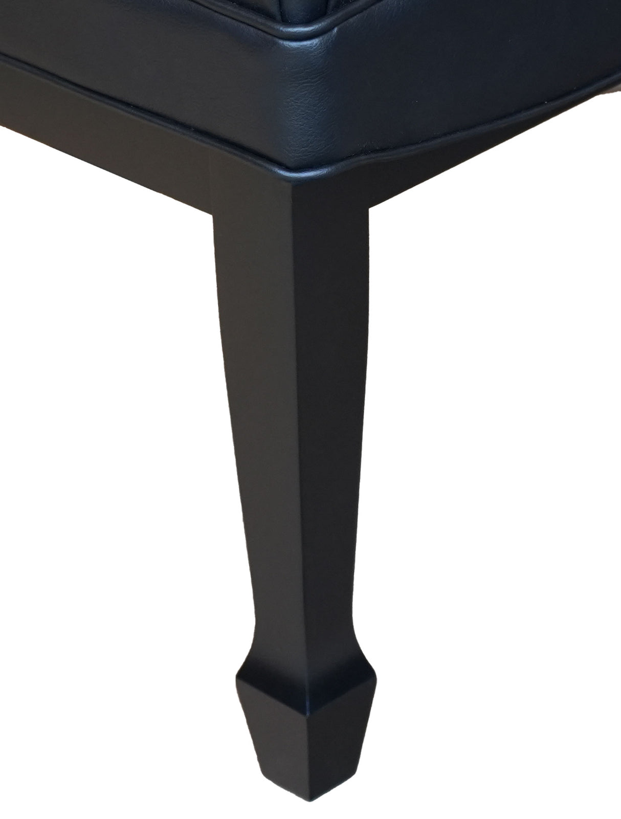 High Polish Black Jansen Artist Bench Legs - Set of 4