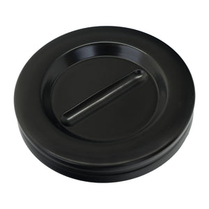 matte black grand piano caster cup by Jansen