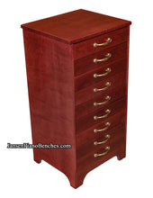 Load image into Gallery viewer, sheet music storage cabinet mahogany finish