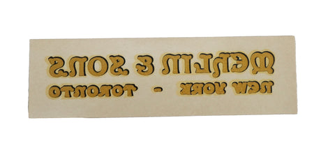 mehlin & sons piano decal